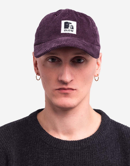 Casquette six panel Stanton prune