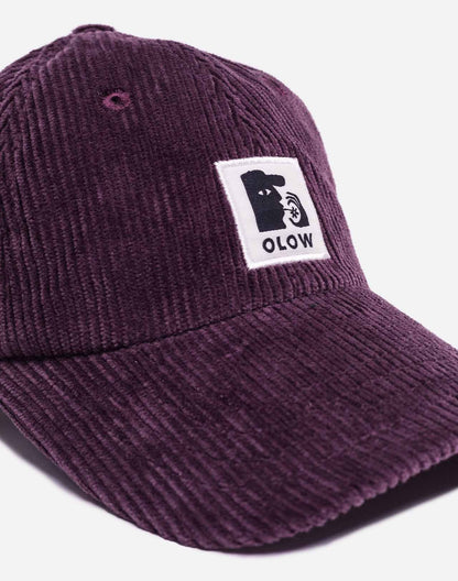 Casquette six panel Stanton prune