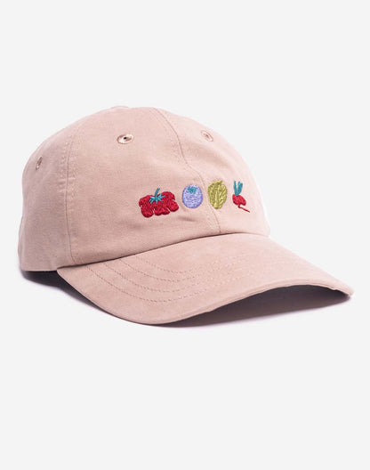 Casquette six panel Vegetables beige
