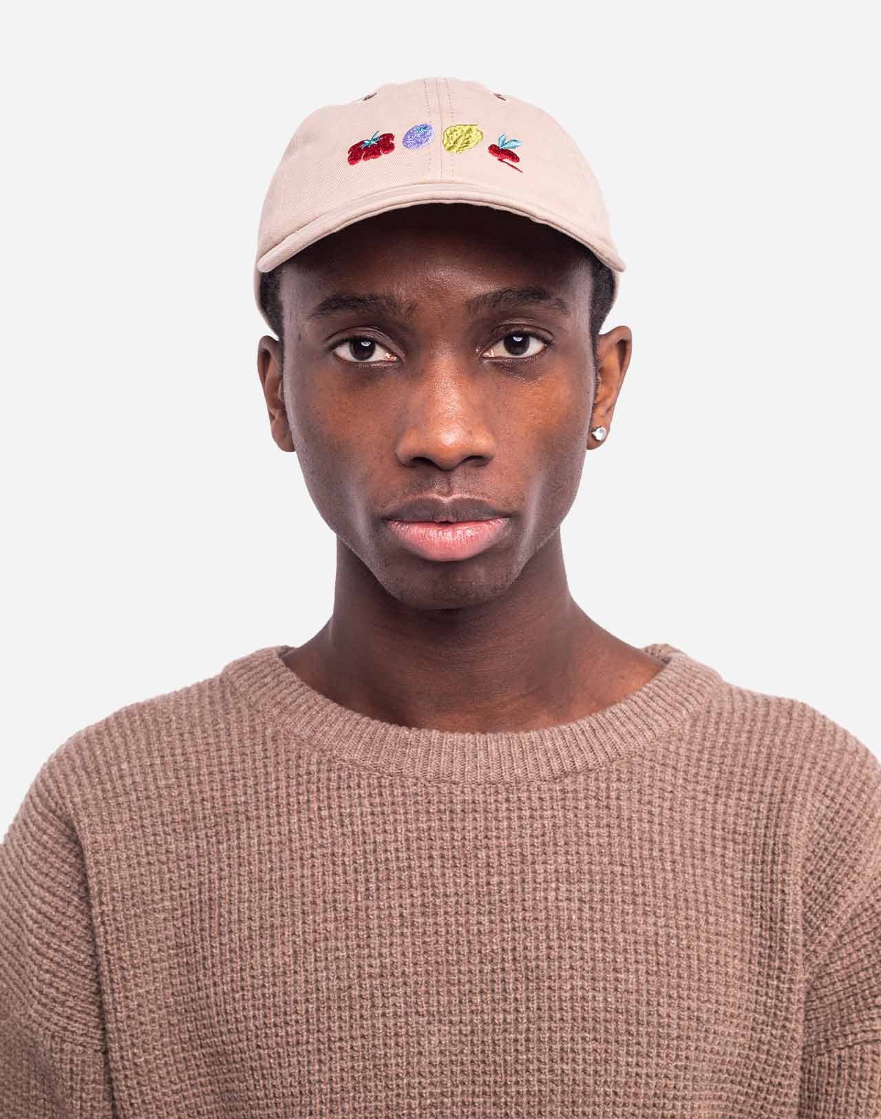Casquette six panel Vegetables beige