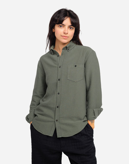 Chemise Classico marsh kaki