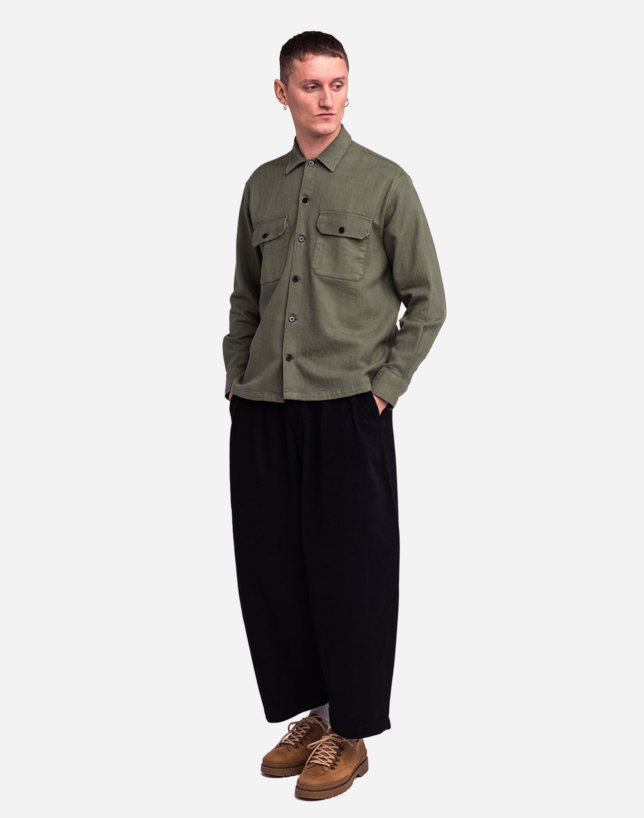 Chemise Décré mido kaki