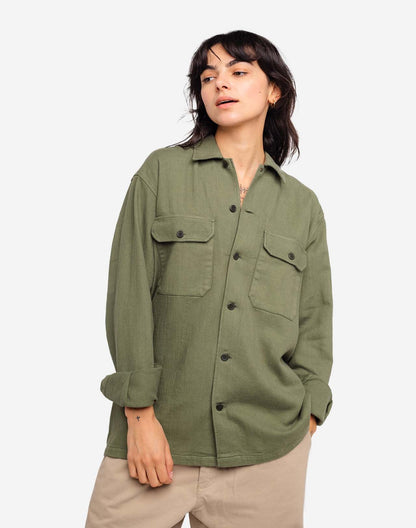 Chemise Décré mido kaki