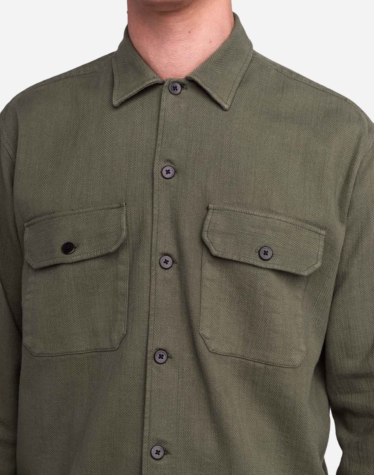 Chemise Décré mido kaki
