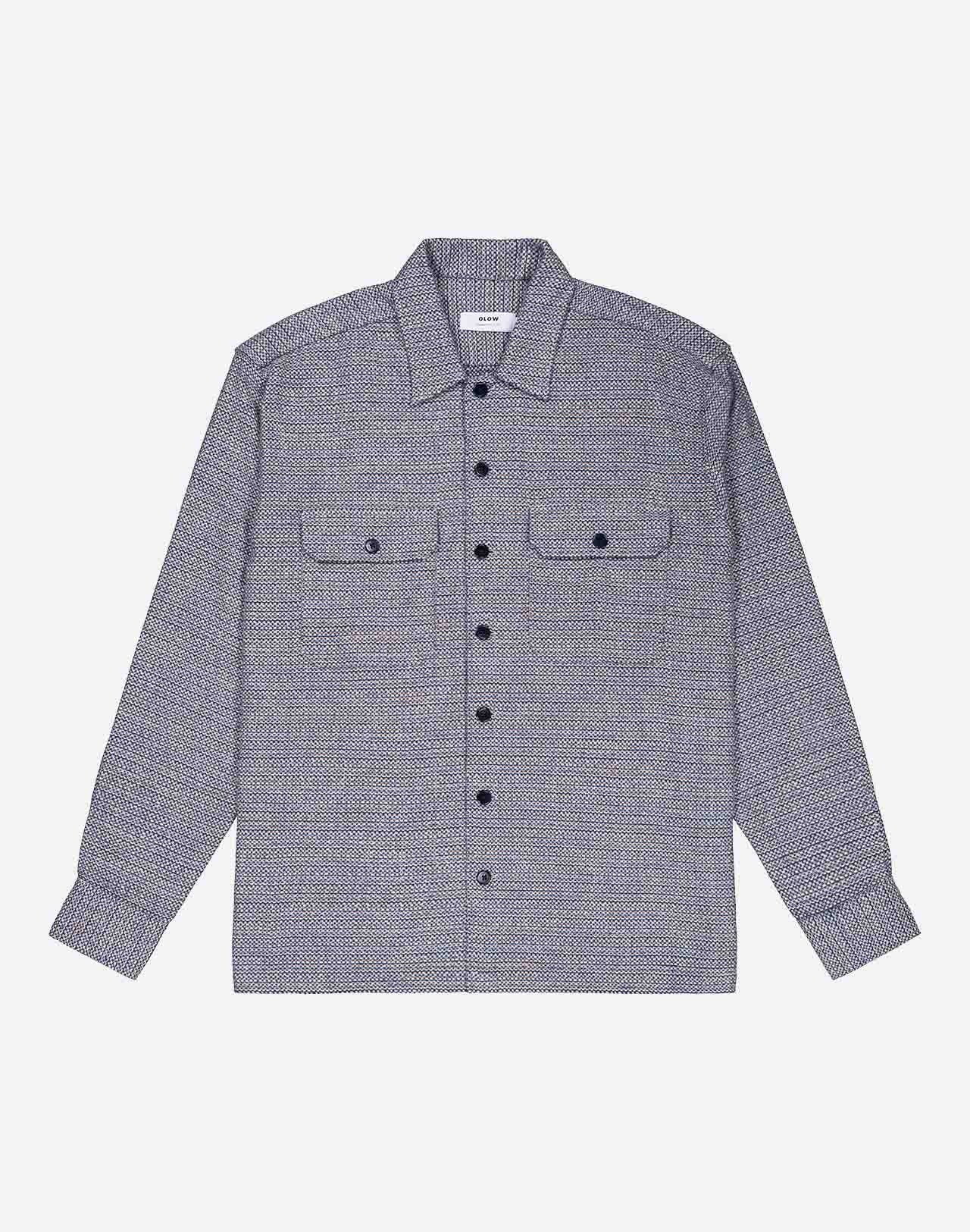 Chemise Décré plémon bleu chiné