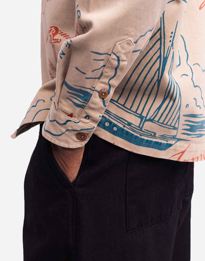 Chemise Décré urville beige