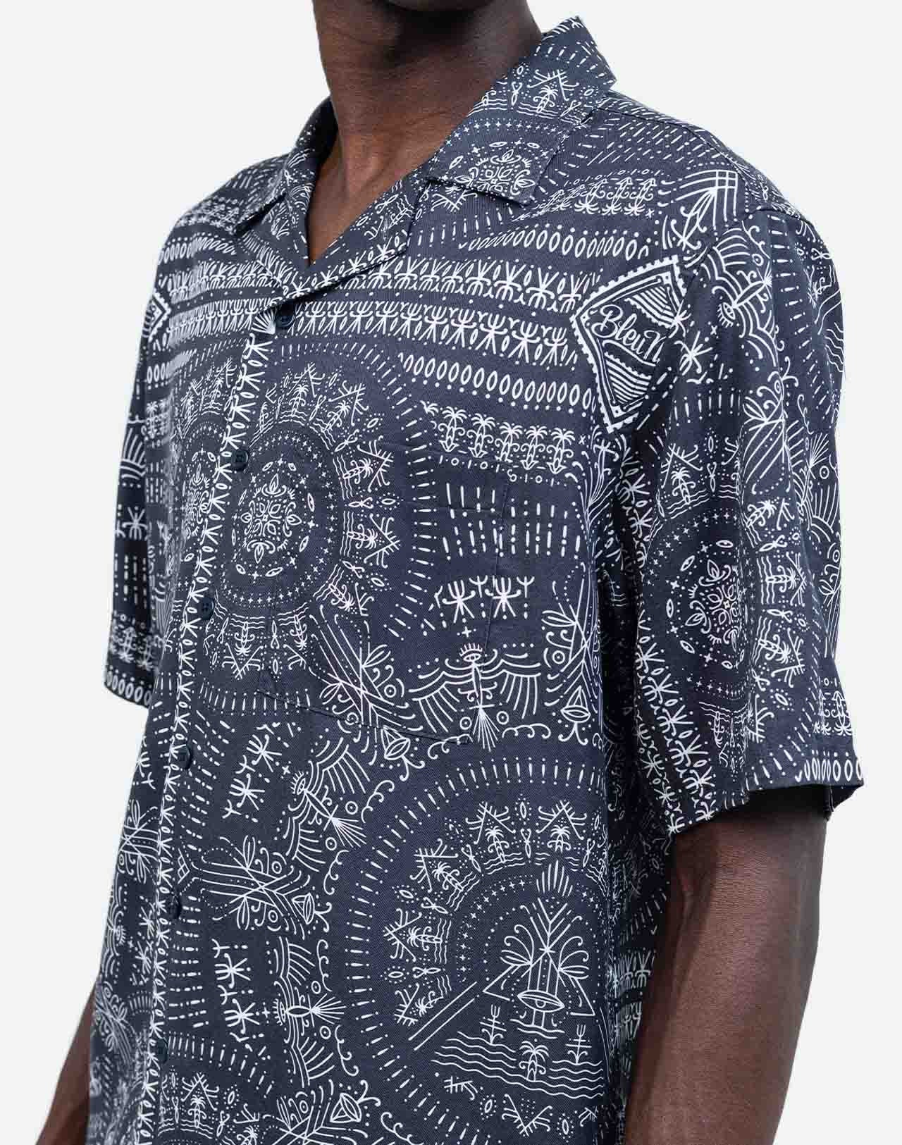 Chemisette Aloha Kendari bleu nuit