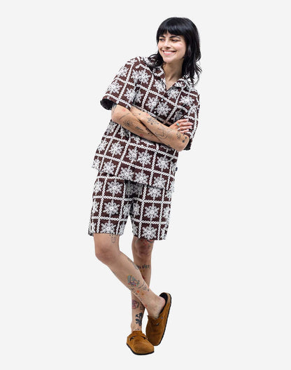 Chemisette Aloha Khaju marron