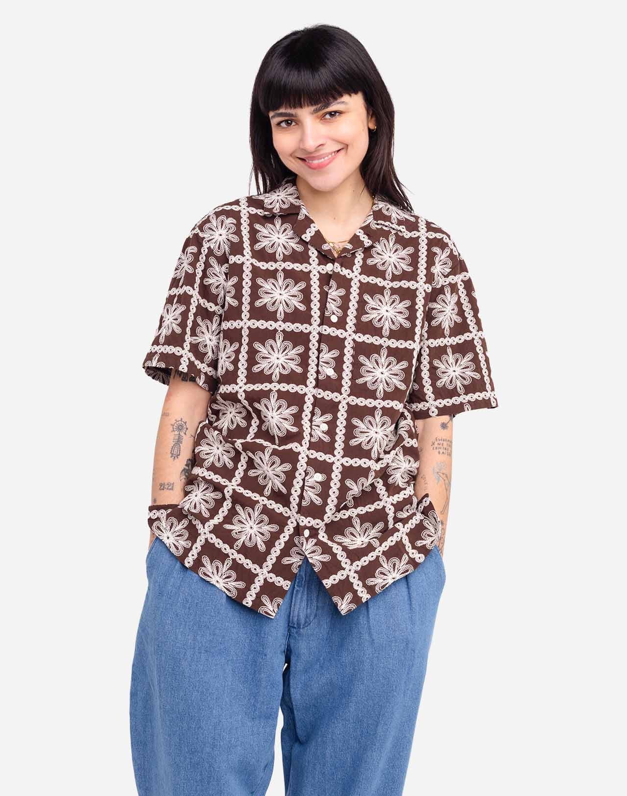 Chemisette Aloha Khaju marron