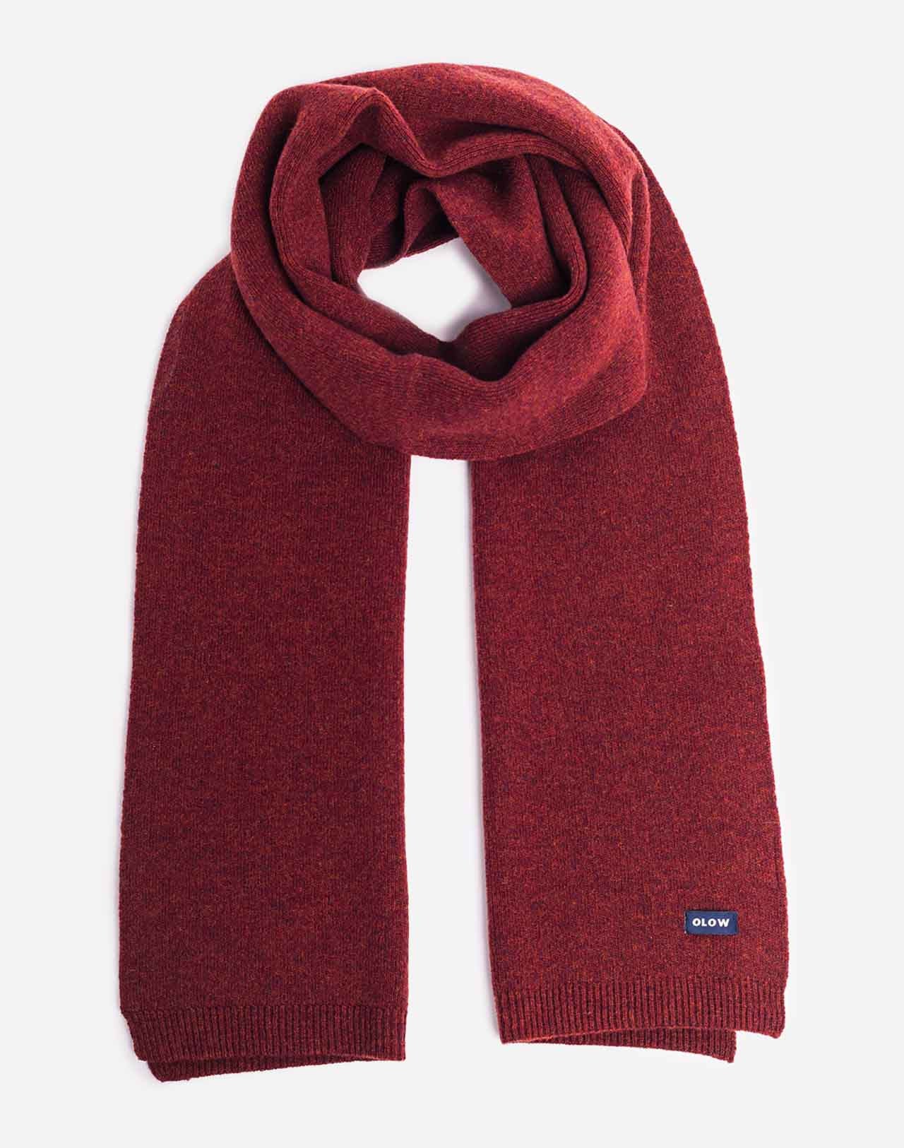 Écharpe Horn rouille chiné