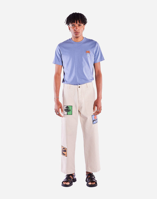 Pantalon Gamal Ona écru naturel