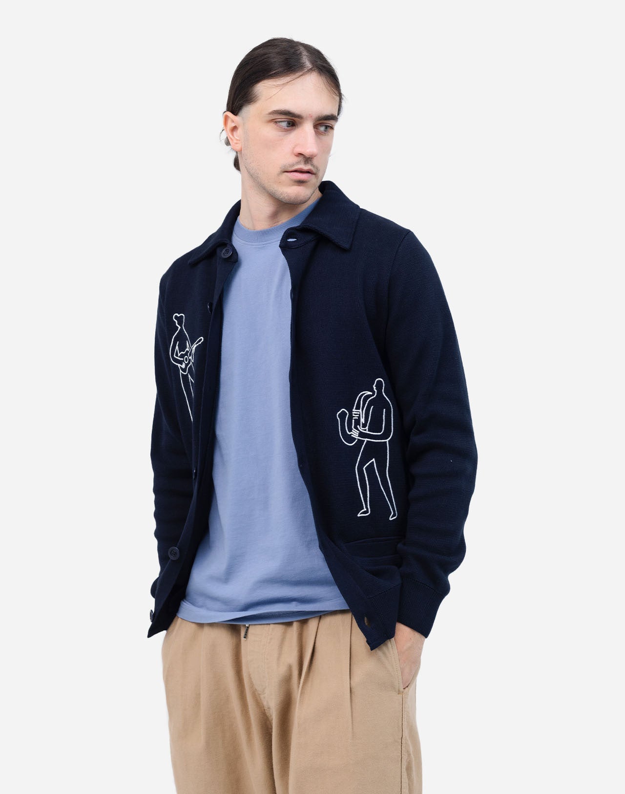 Gilet Jam bleu marine