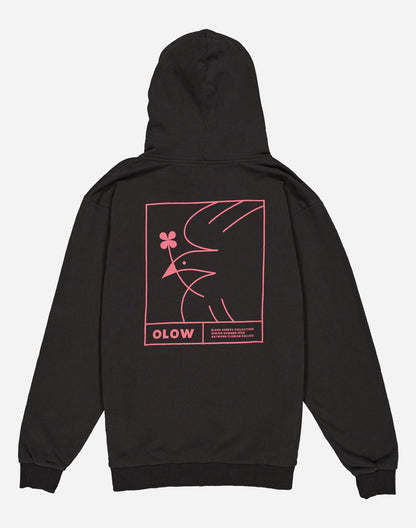 Sweat à capuche Hoodie Pomba noir carbone