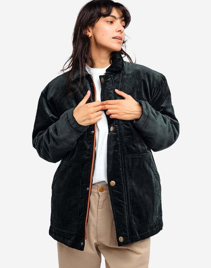 Manteau Fergus vert foncé