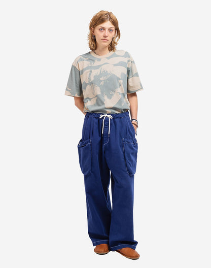 Pantalon Bruce Paint bleu outremer