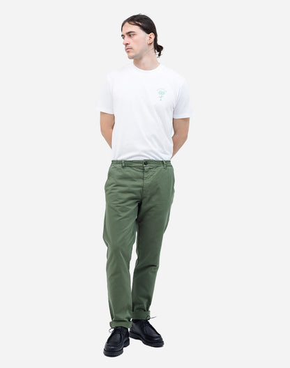 Pantalon Chino vert olive SS26