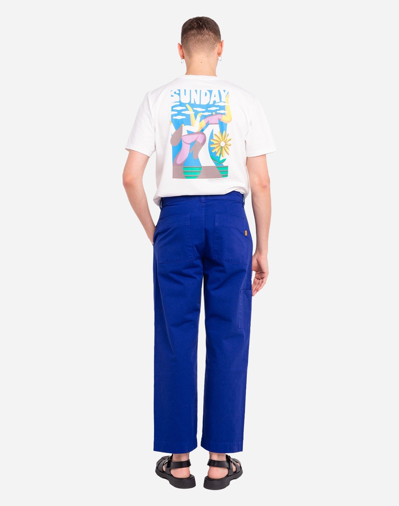 Pantalon Chuck bleu roi