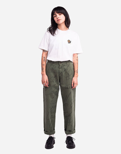 Pantalon Chuck gower kaki