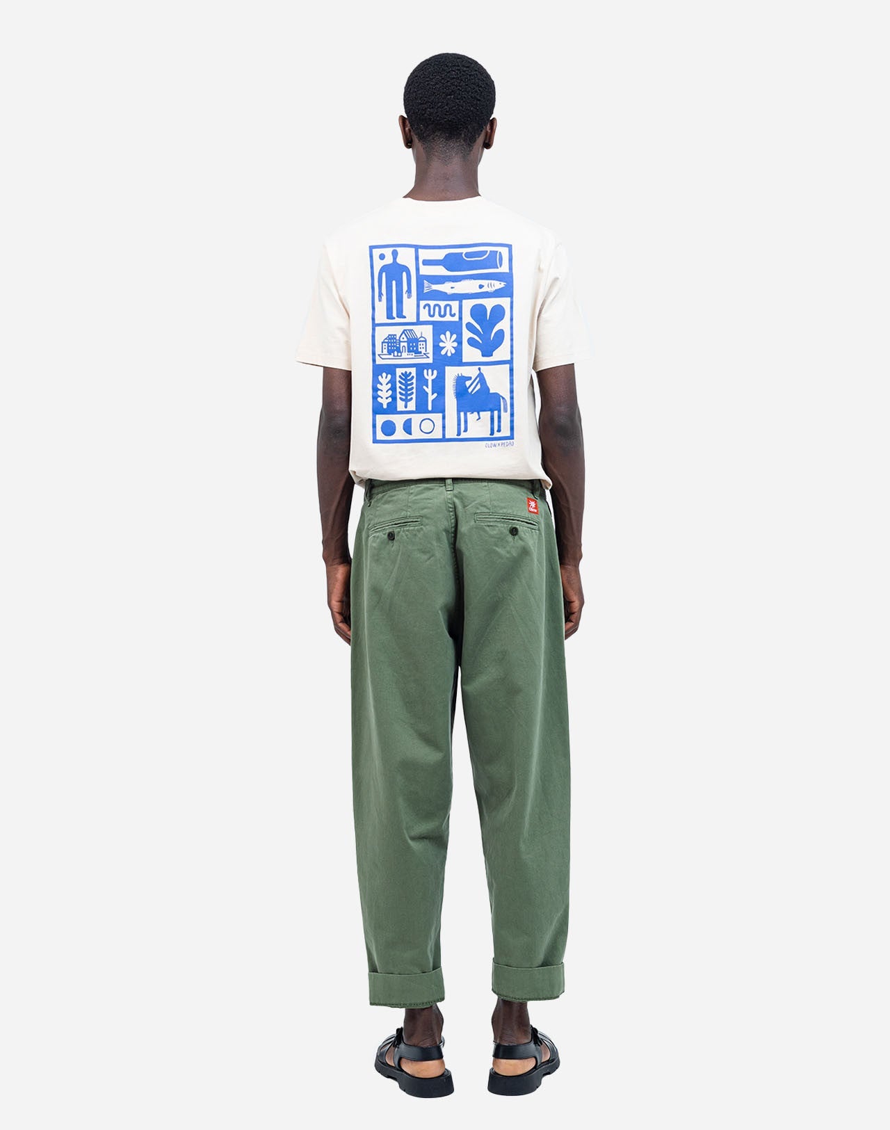 Pantalon Sembo vert olive SS26