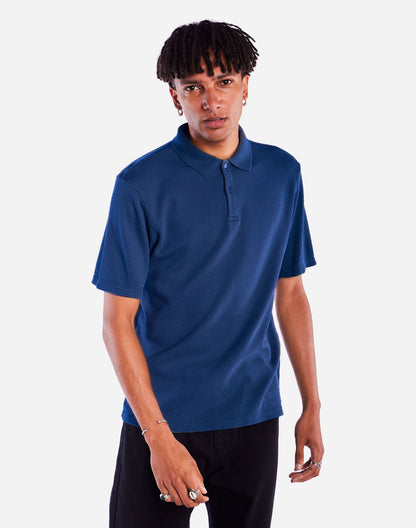 Polo Fez bleu outremer