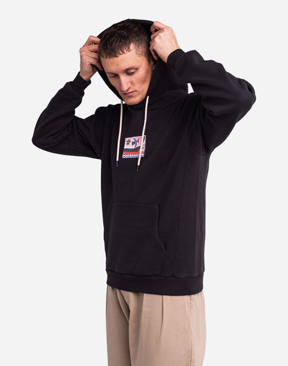 Hoodie Hood seascape noir carbone