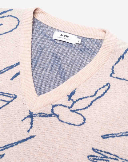 Pull sans manches Agon beige