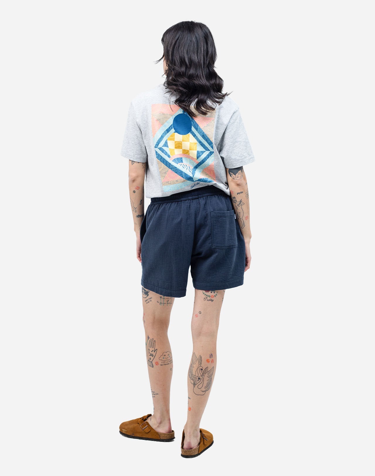 Short Bodhi bleu nuit