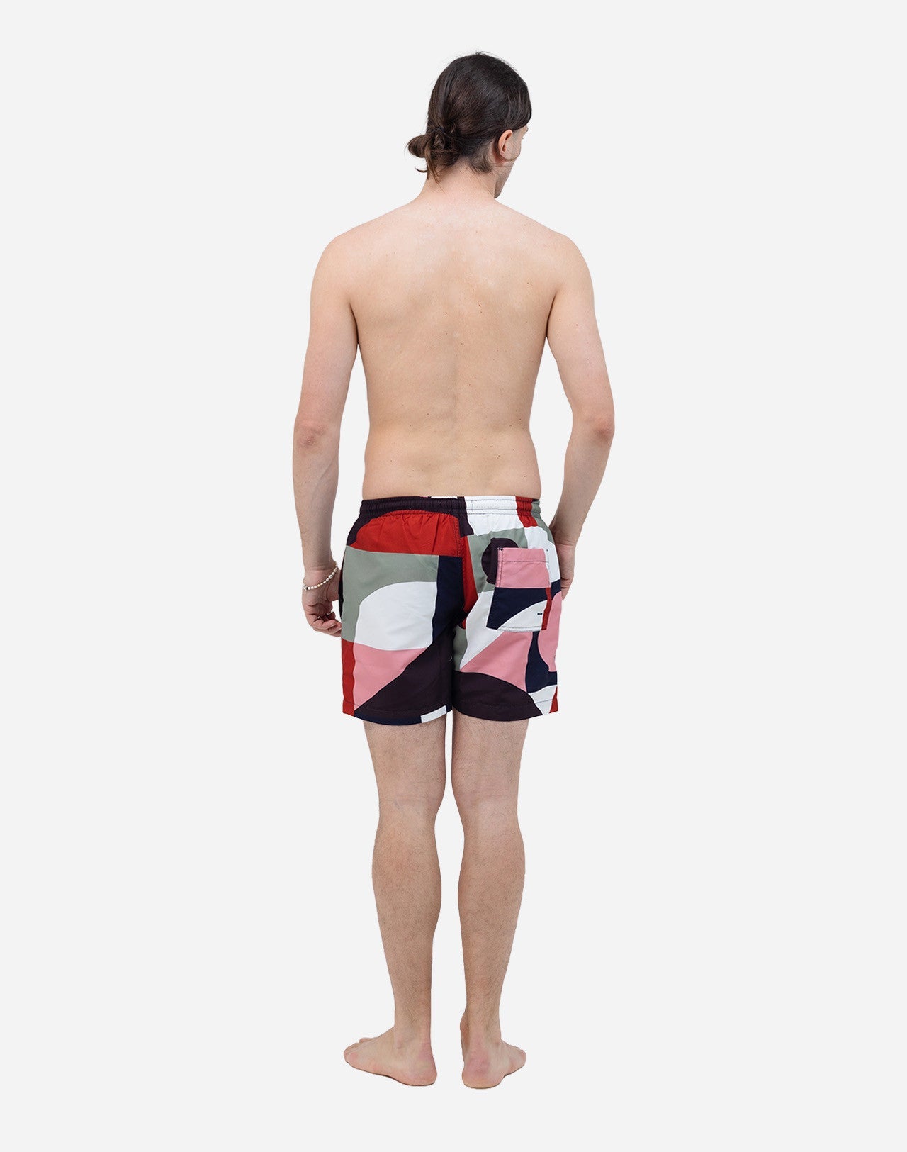 Short de bain Cubism multicolore