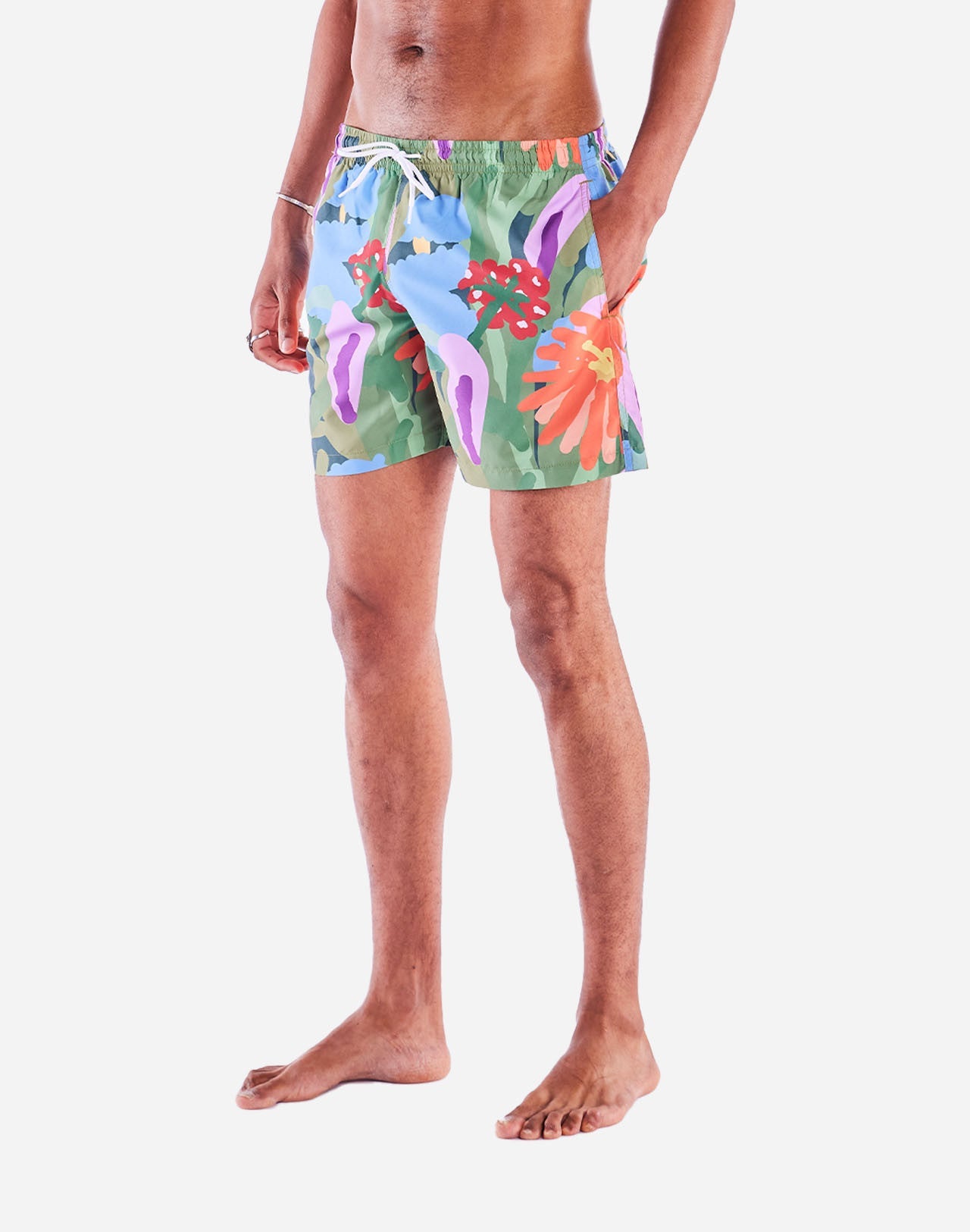Short de bain Wildflowers multicolore