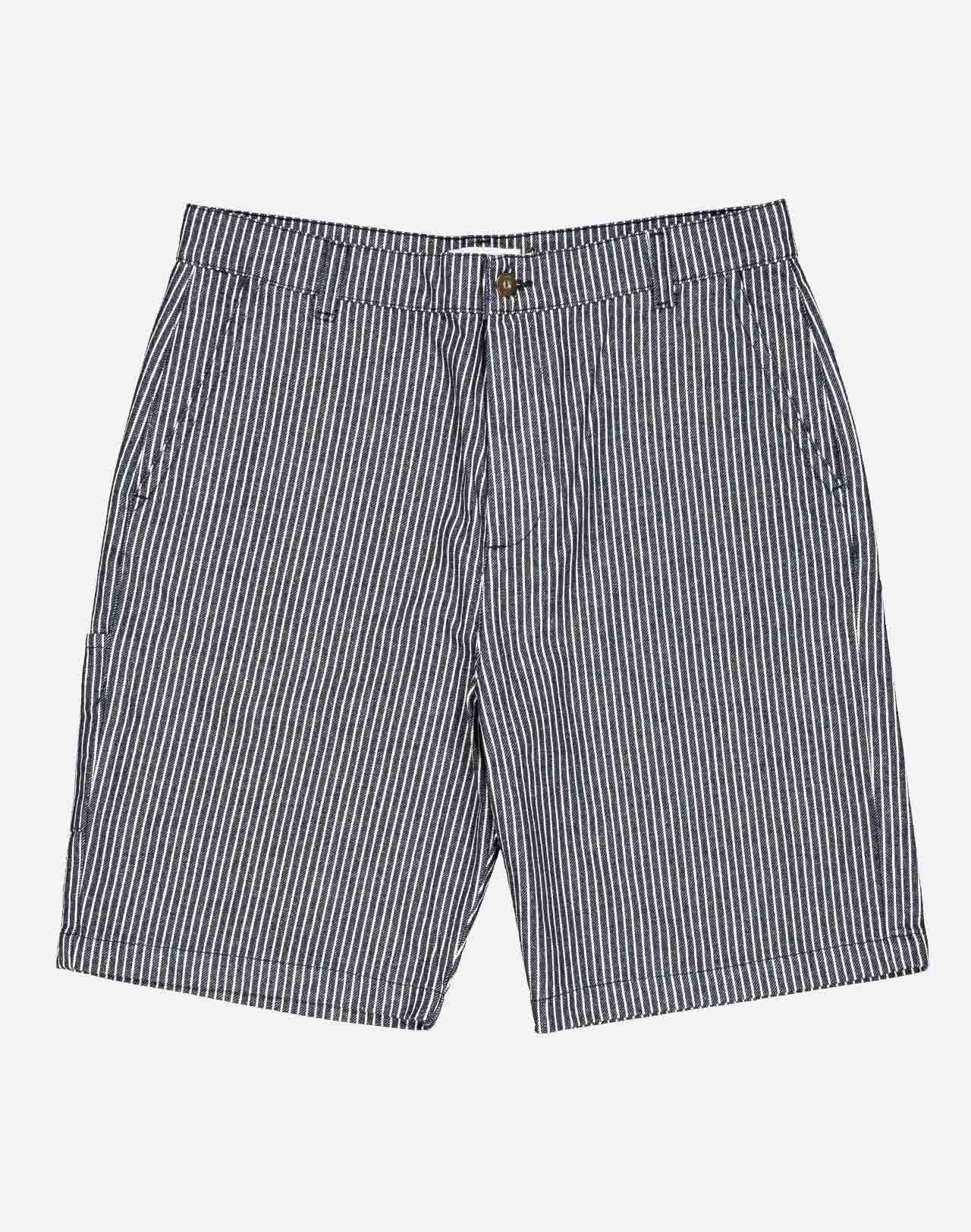 Short Diy denim rayé