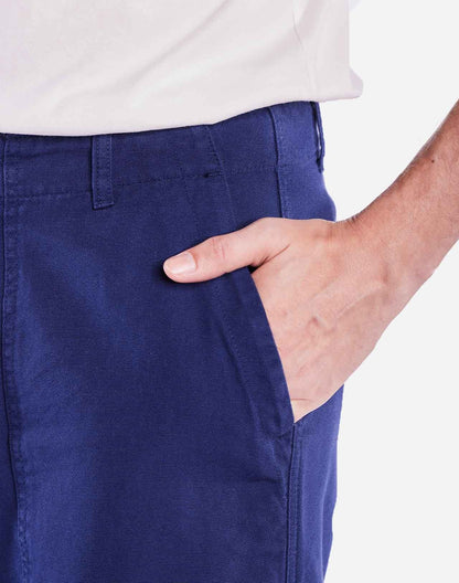 Short Gyver bleu outremer