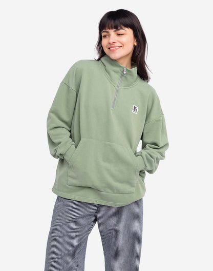 Sweat Bernex vert sauge SS26
