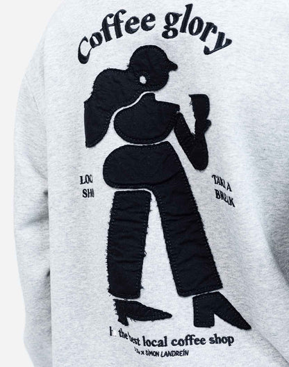 Sweat Coffee Glory gris chiné