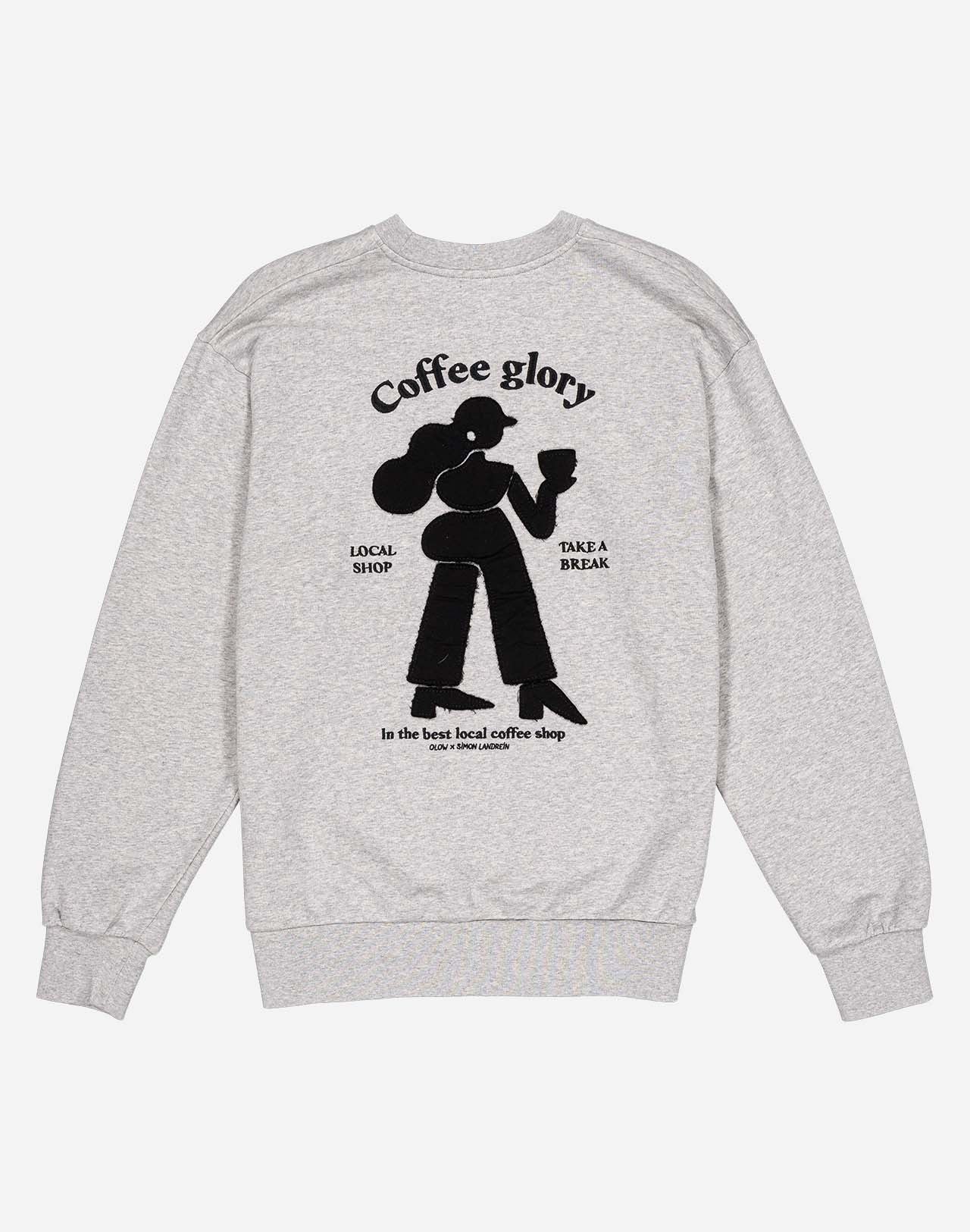 Sweat Coffee Glory gris chiné