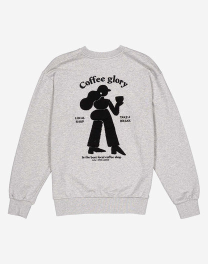 Sweat Coffee Glory gris chiné