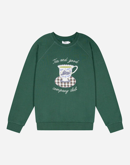 Sweat Cup of tea vert forêt