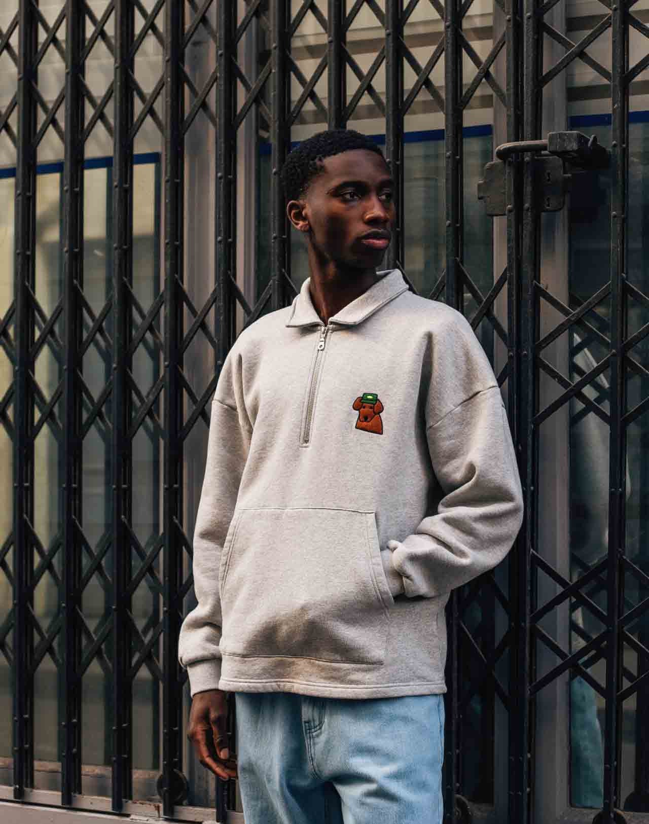 Sweat Manso Alfred gris chiné