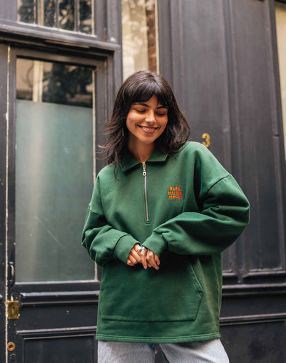 Sweat Manso Vague à l'âme vert forêt