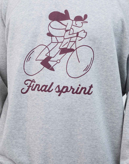 Sweat Sprint gris chiné