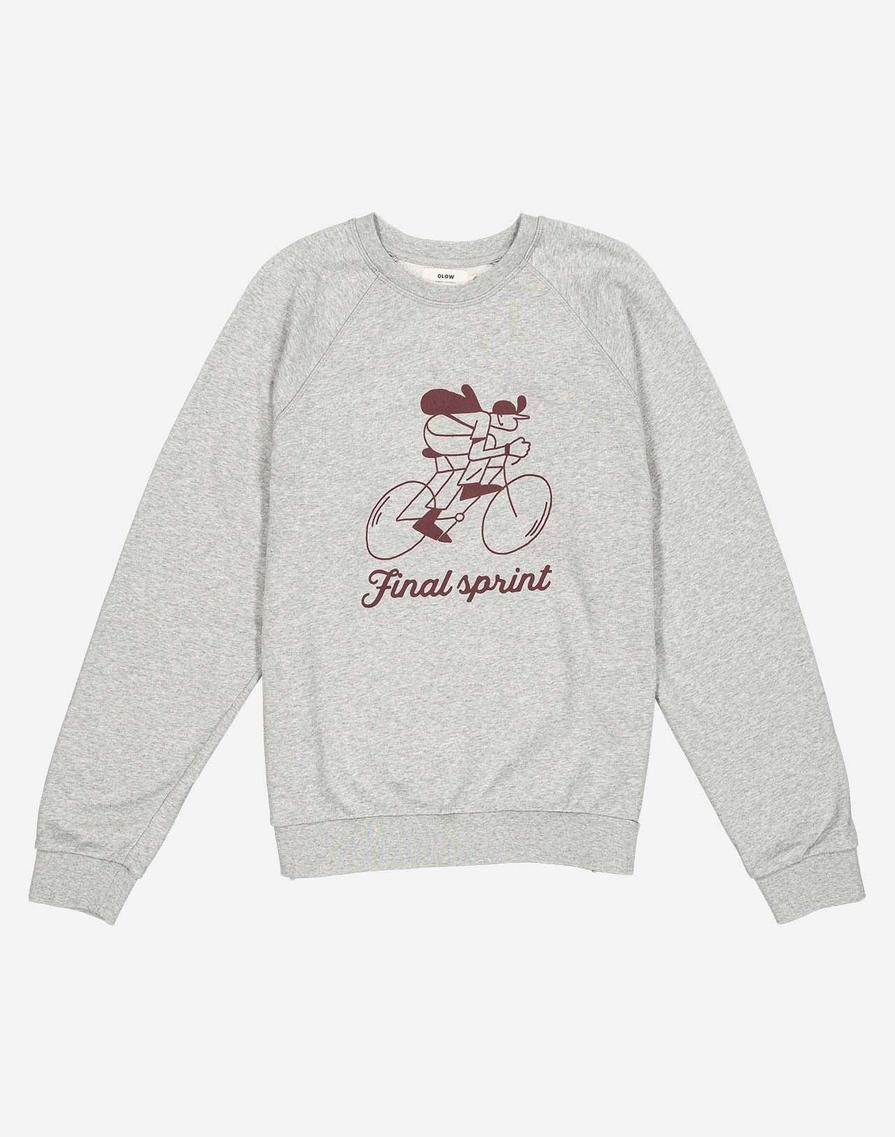 Sweat Sprint gris chiné