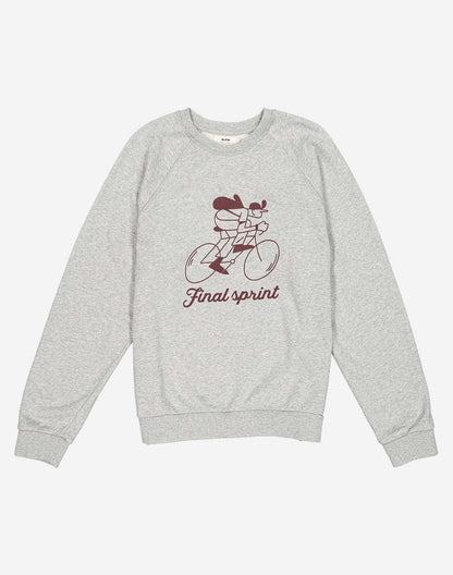 Sweat Sprint gris chiné
