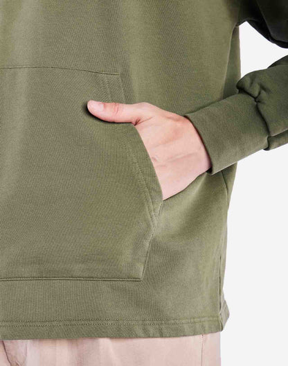Sweat zippé manso vert olive