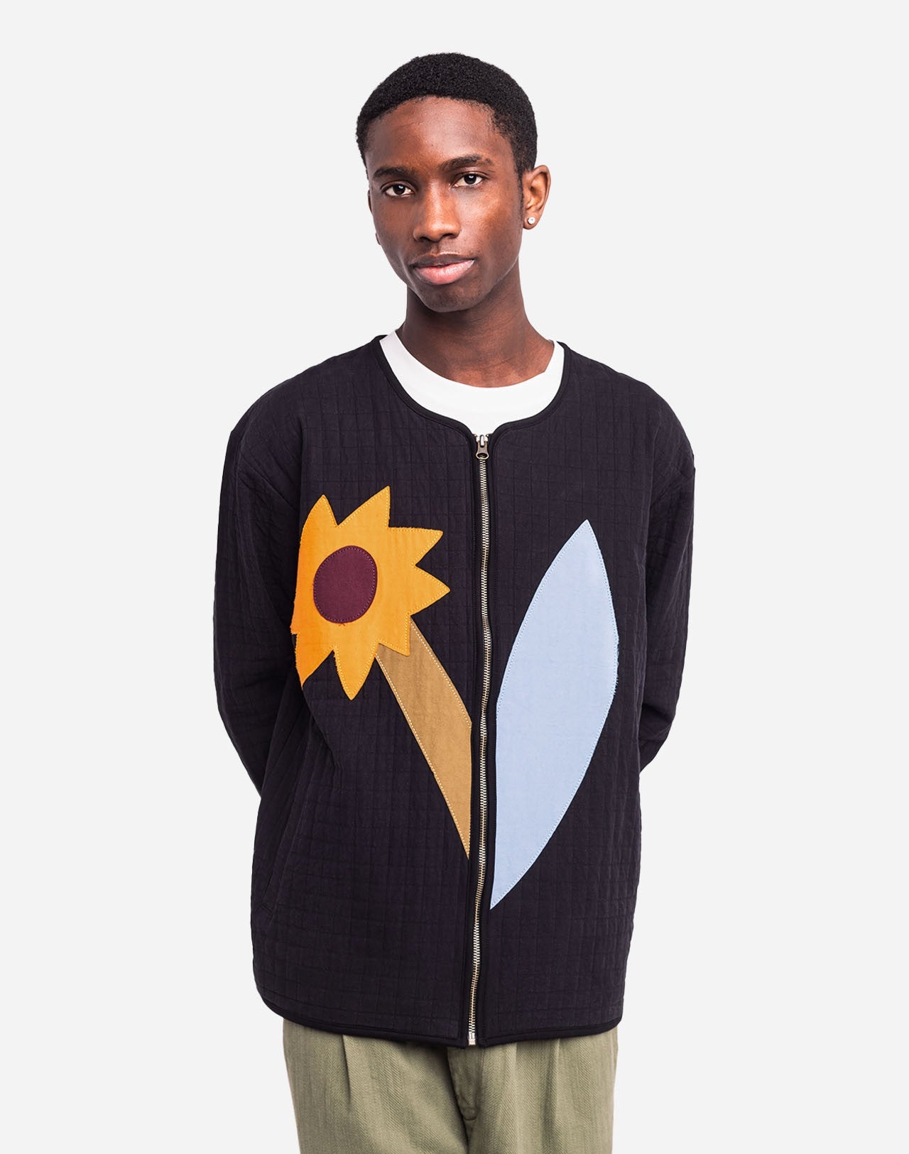 Sweat zippé Ostara noir carbone
