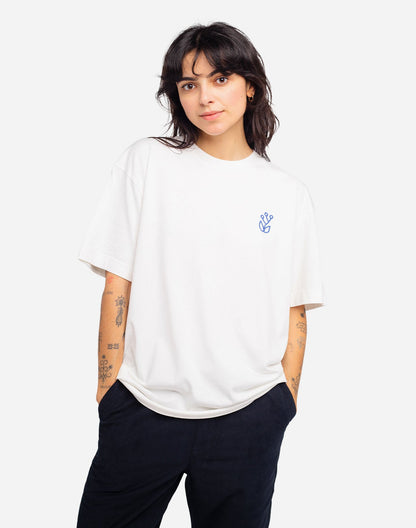 T-shirt ample Campana écru