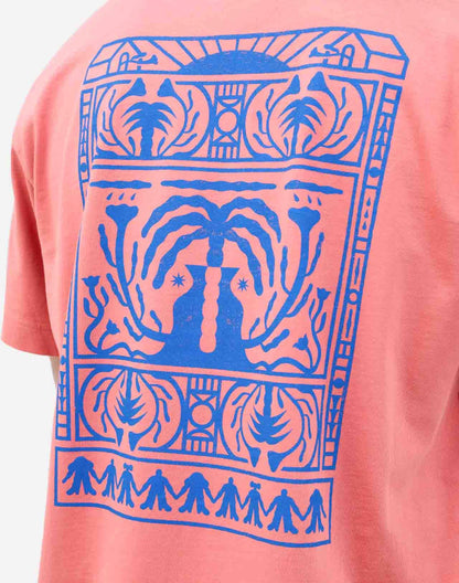 Tshirt ample Connection rose minéral