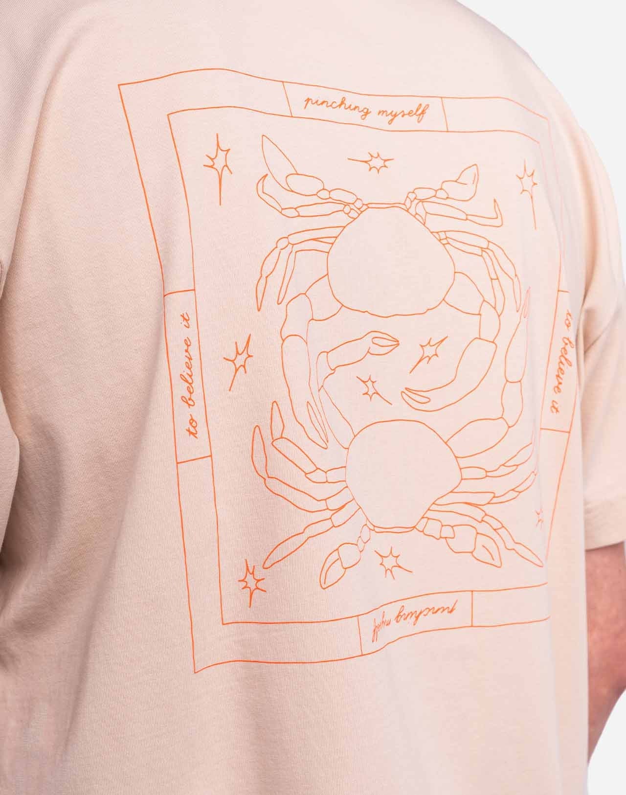 T-shirt ample Étrille crème