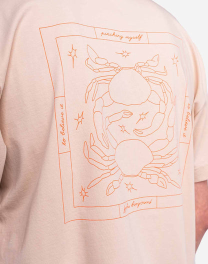 T-shirt ample Étrille crème