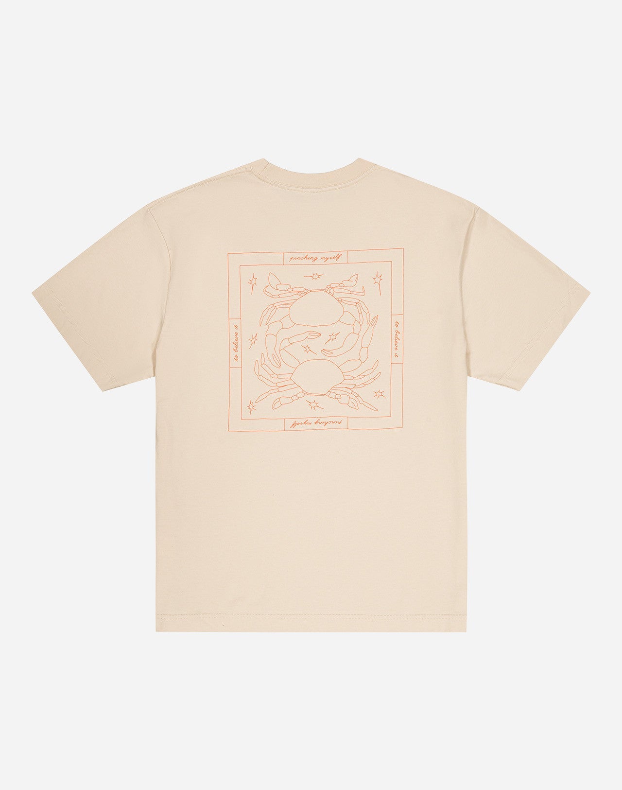 T-shirt ample Étrille crème