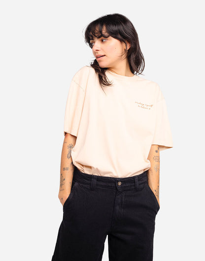 T-shirt ample Étrille crème