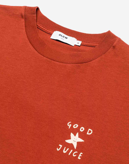 T-shirt ample Flavour rouille